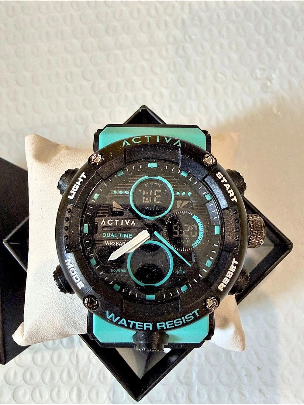 Activa X Invicta Digital Men's Watch - 52mm. Teal. Blue (ACW8038-003)